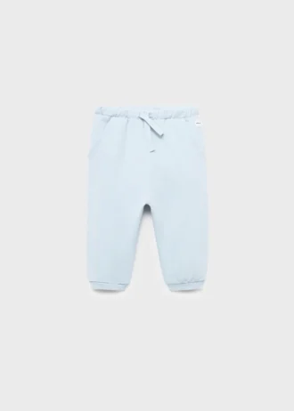 Pantalon de jogging en coton avec cordon de serrage