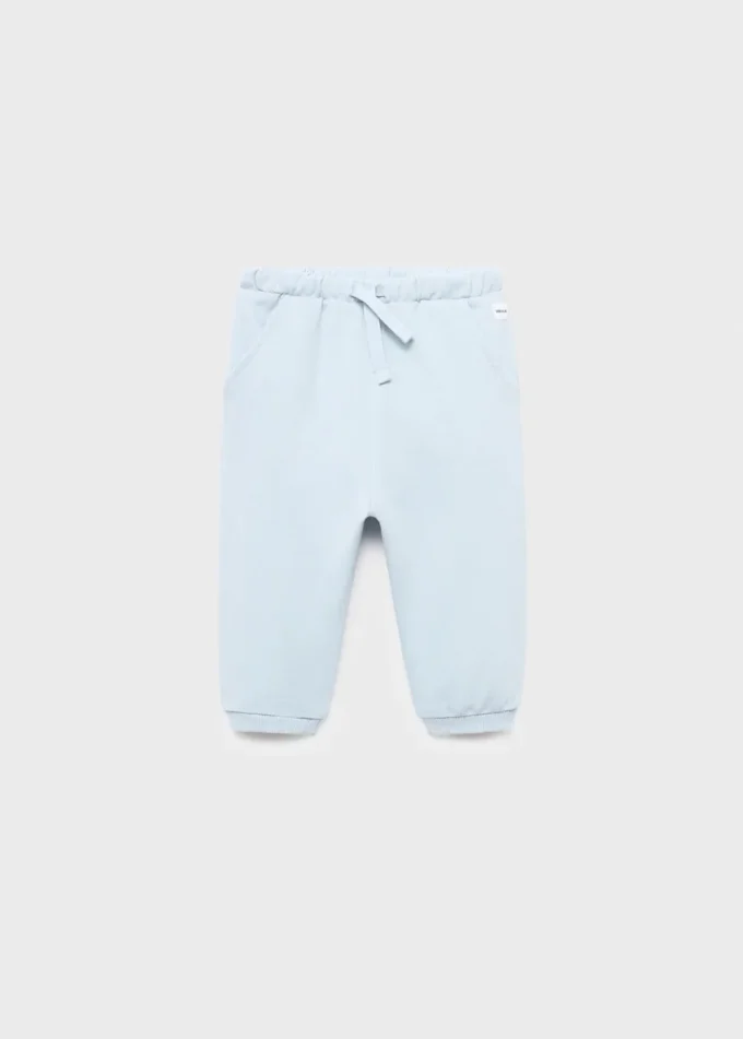 Pantalon de jogging en coton avec cordon de serrage Pantalon de jogging en coton avec cordon de serrage