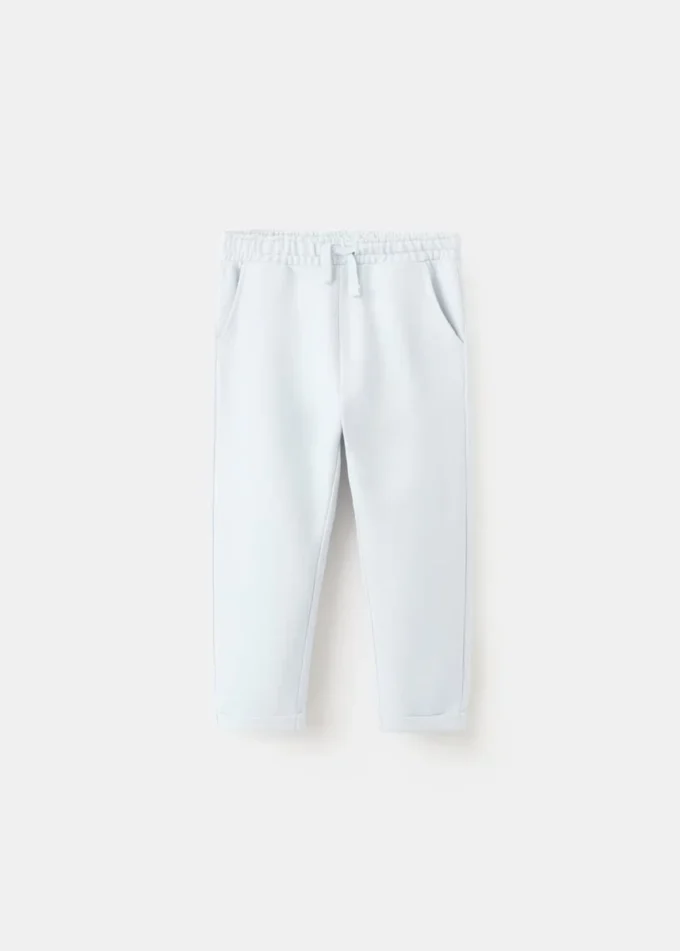 Pantalon de jogging en coton avec cordon de serrage