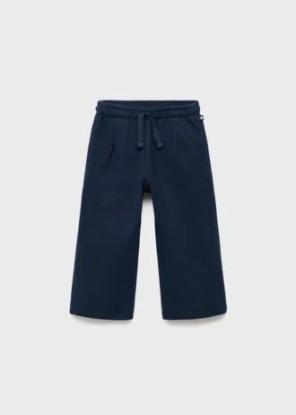 Pantalon de jogging en coton avec cordon de serrage