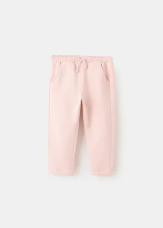 Pantalon de jogging en coton avec cordon de serrage