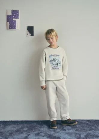 Pantalon de jogging en coton avec cordon de serrage Pantalon de jogging en coton avec cordon de serrage