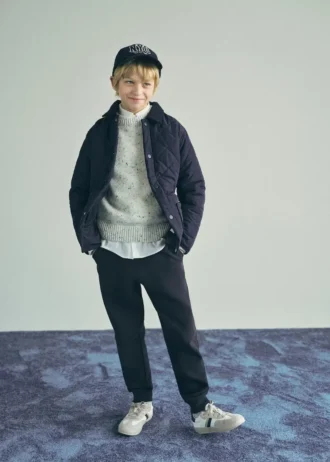 Pantalon de jogging en coton avec cordon de serrage