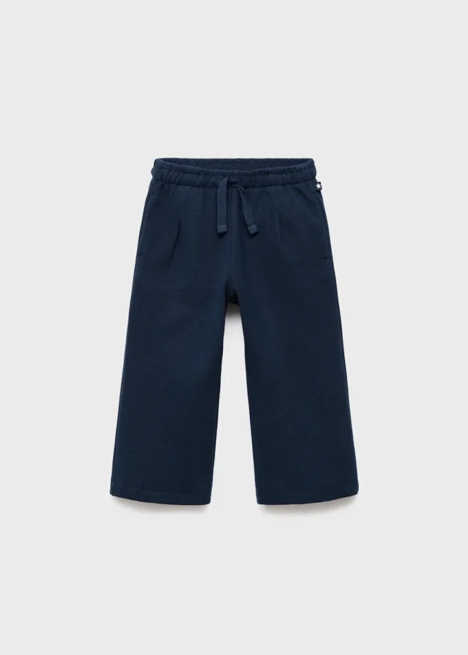 Pantalon de jogging en coton avec cordon de serrage