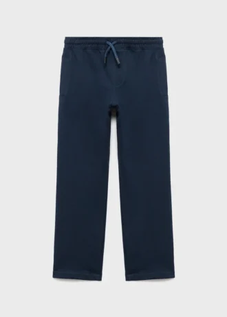 Pantalon de jogging en coton avec cordon de serrage