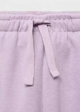 Pantalon de jogging en coton avec cordon de serrage