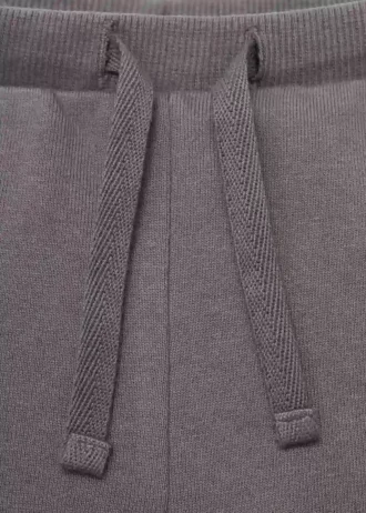 Pantalon de jogging en coton avec cordon de serrage