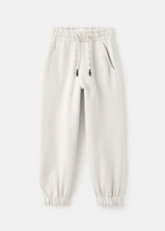 Pantalon de jogging en coton avec cordon de serrage Pantalon de jogging en coton avec cordon de serrage