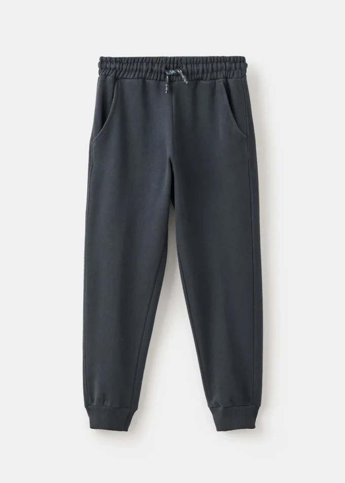 Pantalon de jogging en coton avec cordon de serrage