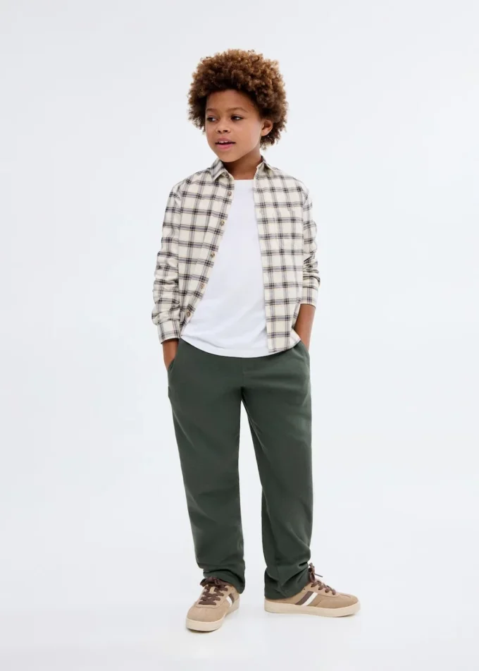Pantalon de jogging en coton avec cordon de serrage
