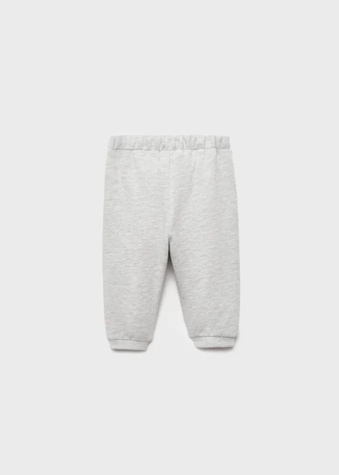 Pantalon de jogging en coton avec cordon de serrage Pantalon de jogging en coton avec cordon de serrage