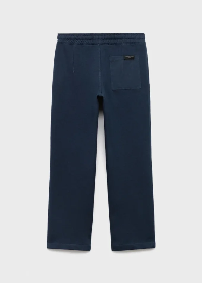 Pantalon de jogging en coton avec cordon de serrage