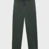Pantalon de jogging en coton avec cordon de serrage