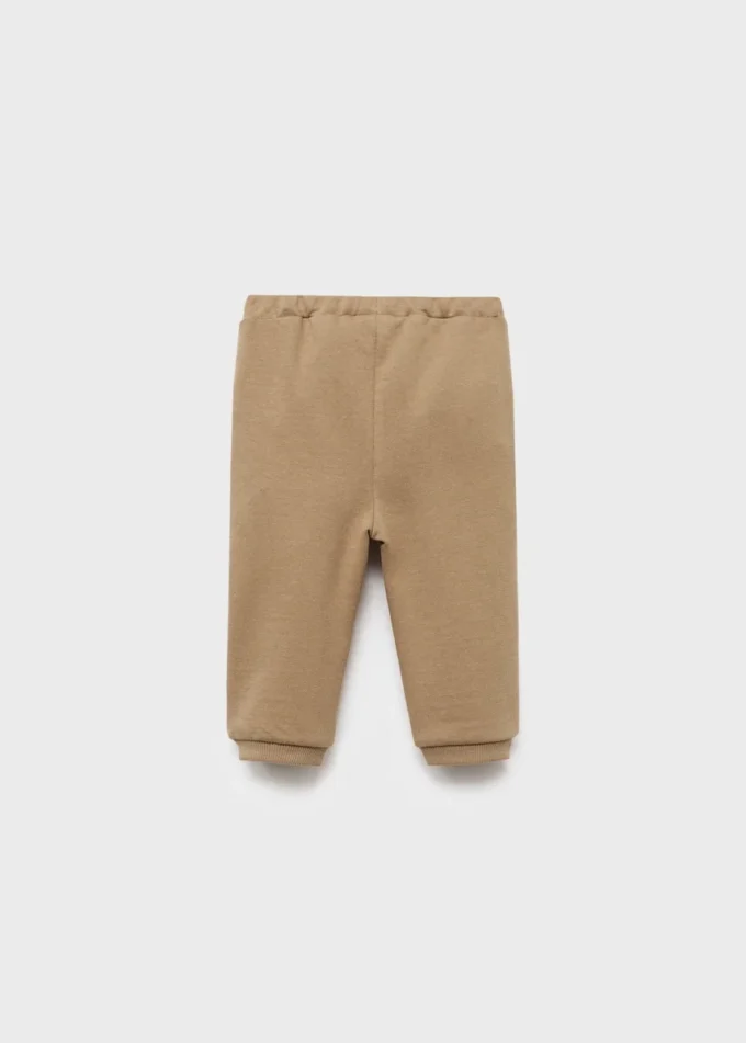 Pantalon de jogging en coton avec cordon de serrage Pantalon de jogging en coton avec cordon de serrage
