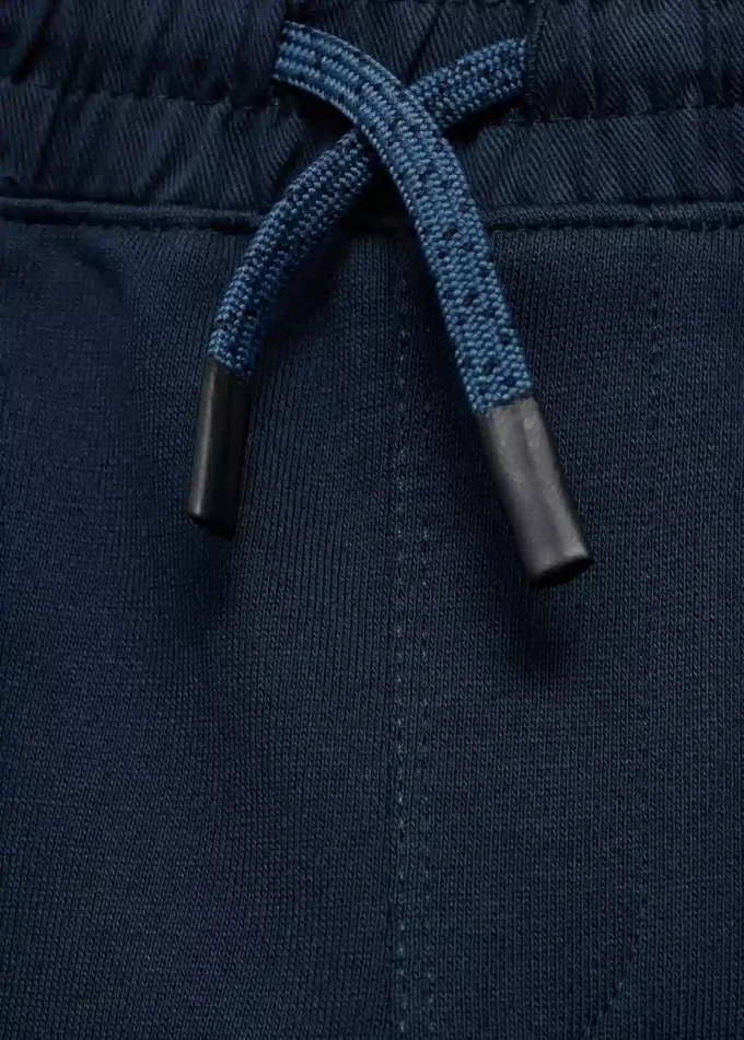 Pantalon de jogging en coton avec cordon de serrage