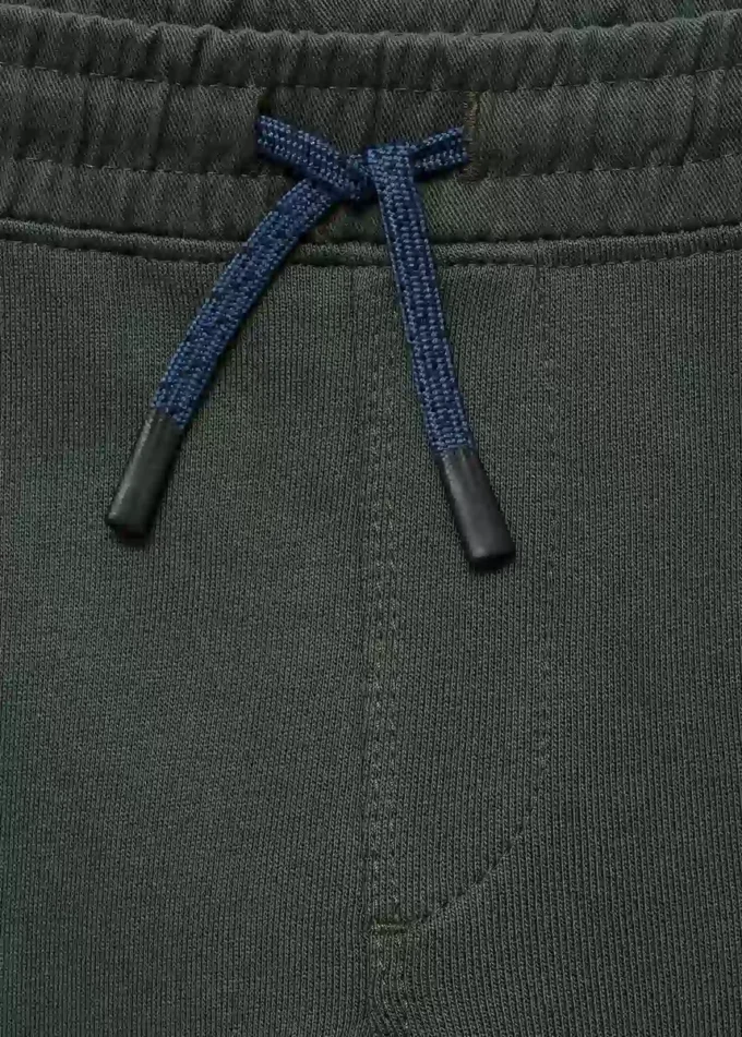 Pantalon de jogging en coton avec cordon de serrage