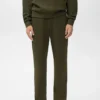 Pantalon de jogging en coton avec taille élastique Pantalon de jogging en coton avec taille élastique