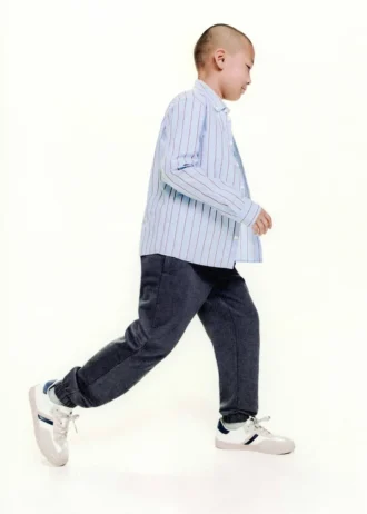 Pantalon de jogging en coton avec taille élastique