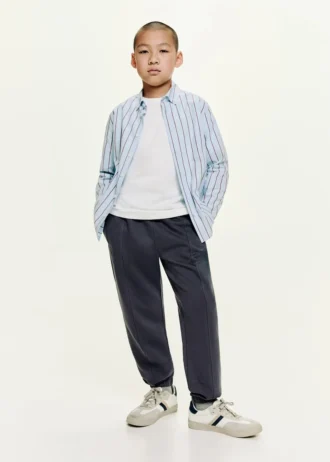 Pantalon de jogging en coton avec taille élastique