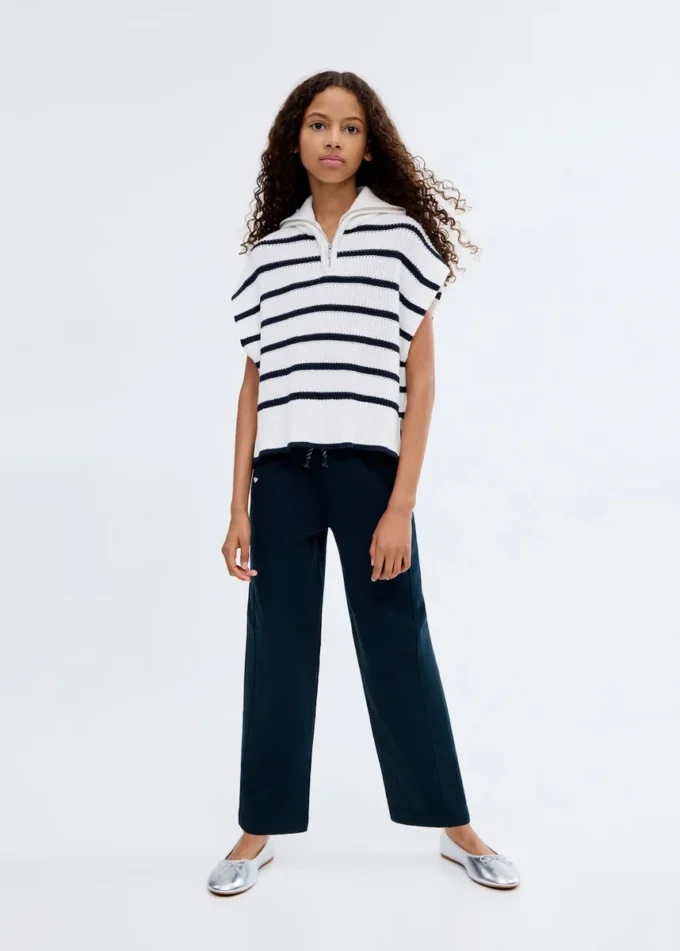 Pantalon de jogging en coton avec taille élastique