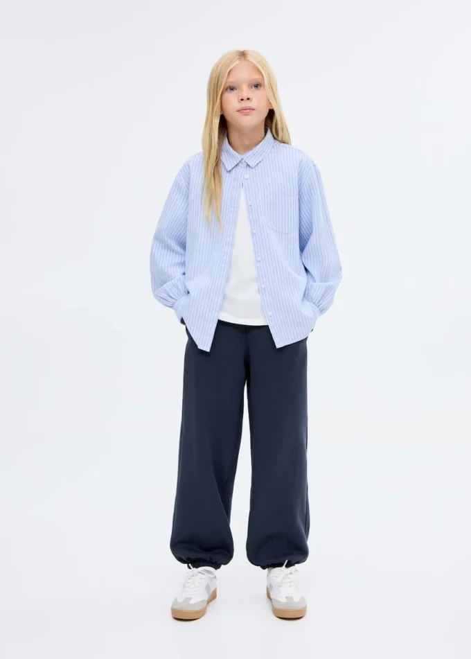 Pantalon de jogging en coton avec taille élastique