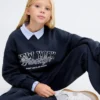 Pantalon de jogging en coton avec taille élastique