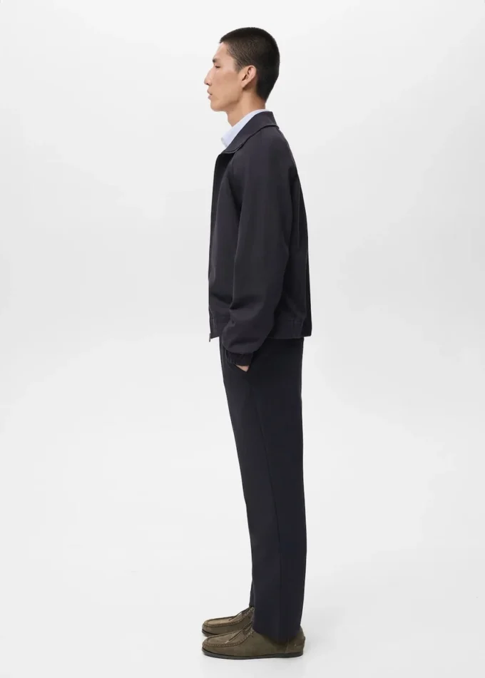 Pantalon de jogging en coton avec taille élastique Pantalon de jogging en coton avec taille élastique