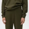 Pantalon de jogging en coton avec taille élastique Pantalon de jogging en coton avec taille élastique