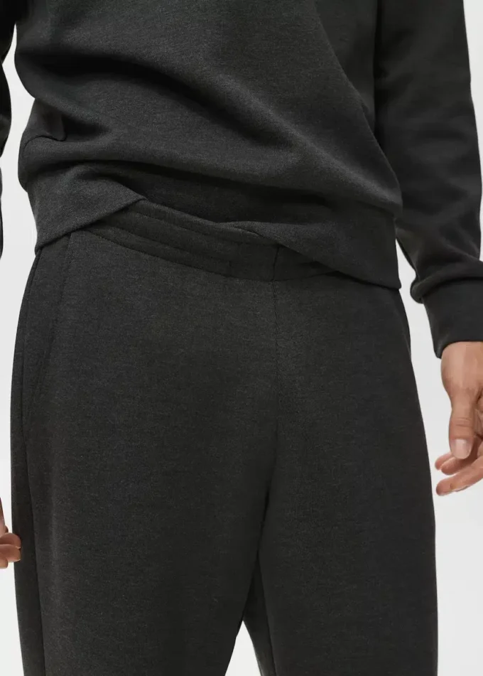 Pantalon de jogging en coton avec taille élastique Pantalon de jogging en coton avec taille élastique