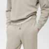 Pantalon de jogging en coton avec taille élastique Pantalon de jogging en coton avec taille élastique