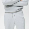 Pantalon de jogging en coton avec taille élastique Pantalon de jogging en coton avec taille élastique