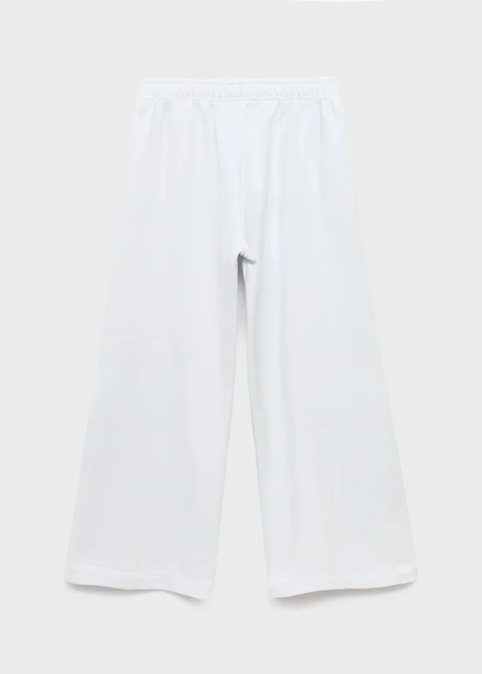 Pantalon de jogging en coton avec taille élastique