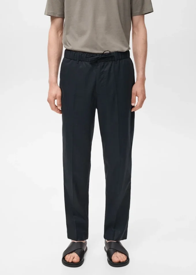 Pantalon de jogging en coton et lyocell Pantalon de jogging en coton et lyocell