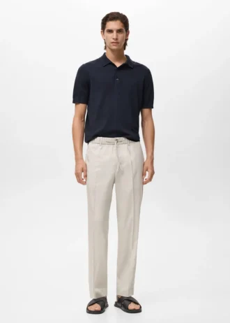 Pantalon de jogging en coton et lyocell