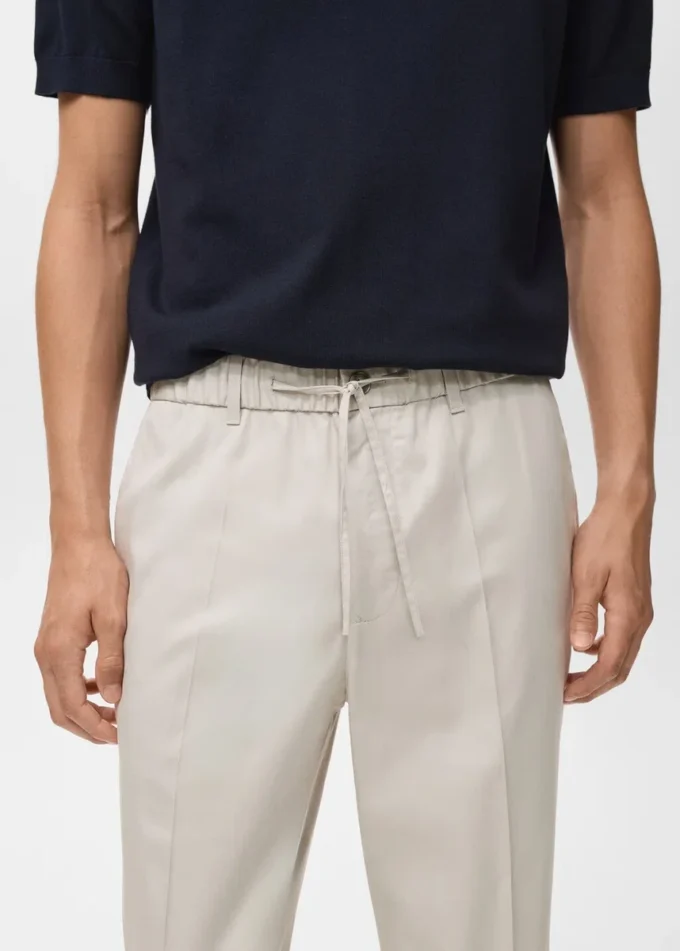 Pantalon de jogging en coton et lyocell Pantalon de jogging en coton et lyocell