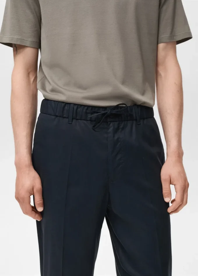 Pantalon de jogging en coton et lyocell Pantalon de jogging en coton et lyocell