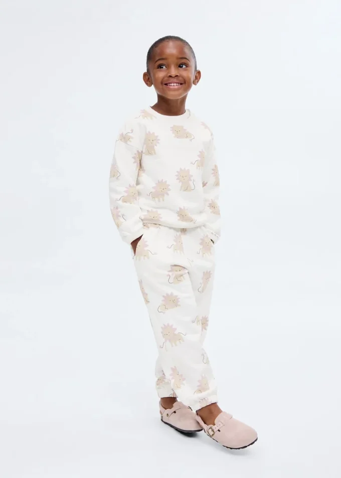 Pantalon de jogging en coton imprimé Pantalon de jogging en coton imprimé