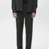 Pantalon de jogging en flanelle avec cordon de serrage Pantalon de jogging en flanelle avec cordon de serrage