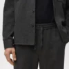 Pantalon de jogging en flanelle avec cordon de serrage Pantalon de jogging en flanelle avec cordon de serrage