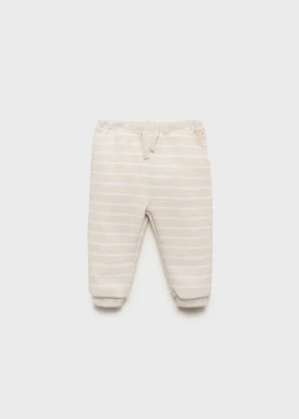 Pantalon de jogging rayé avec cordon de serrage