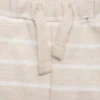 Pantalon de jogging rayé avec cordon de serrage Pantalon de jogging rayé avec cordon de serrage