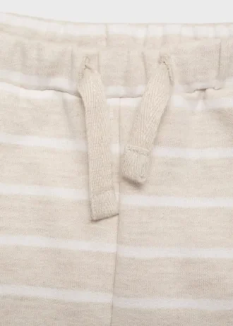 Pantalon de jogging rayé avec cordon de serrage