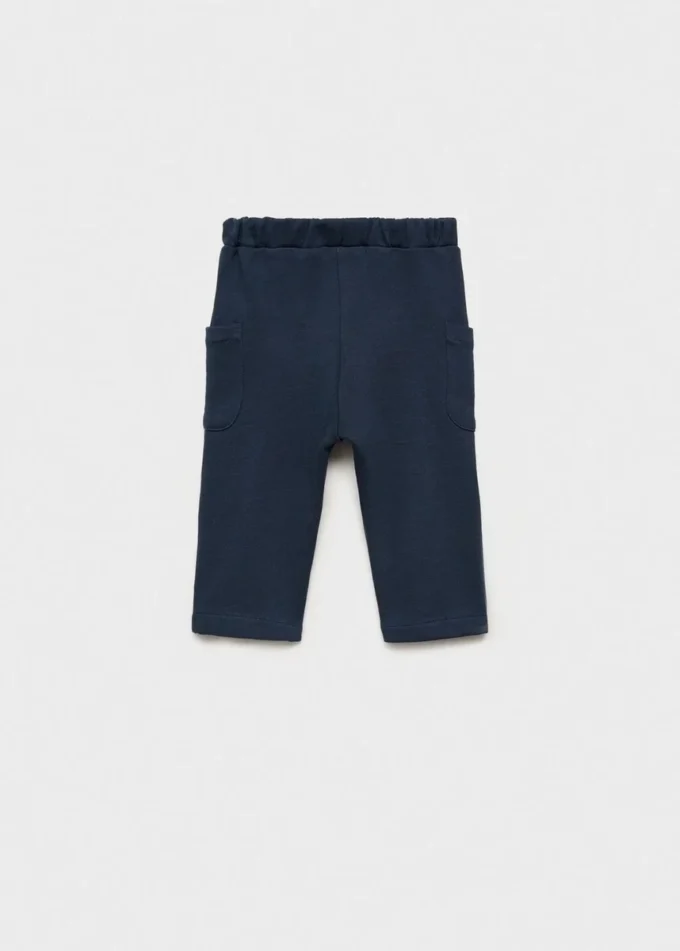 Pantalon droit à boutons Pantalon droit à boutons