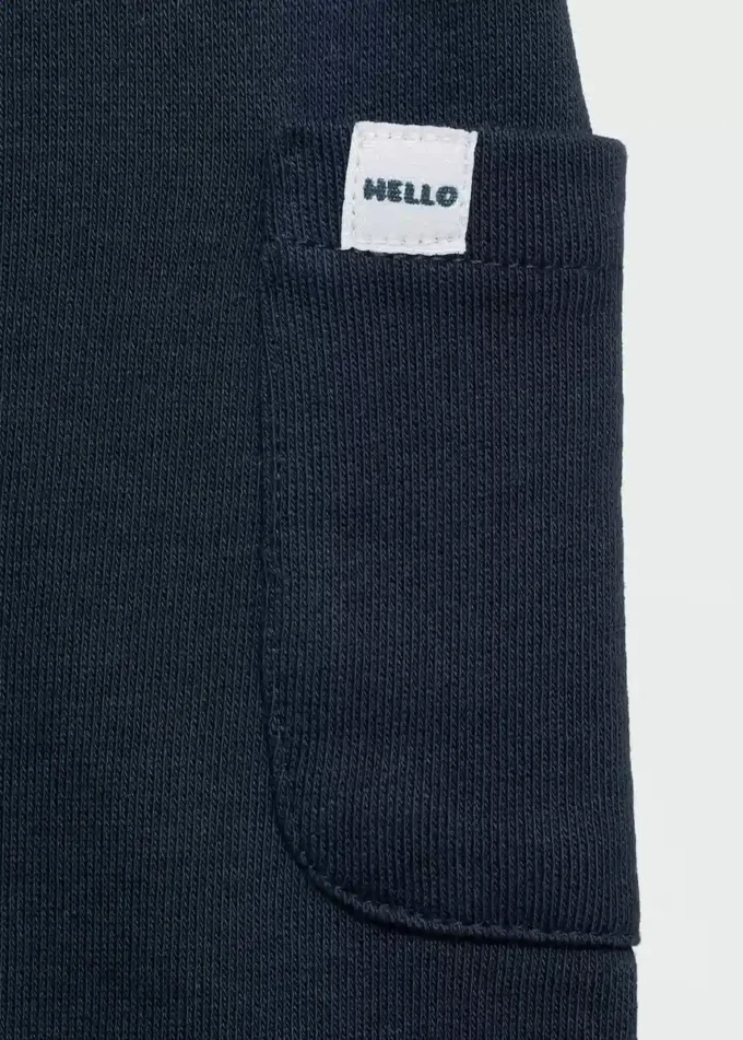 Pantalon droit à boutons Pantalon droit à boutons