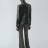 Pantalon droit à ceinture Pantalon droit à ceinture