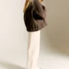 Pantalon droit en coton