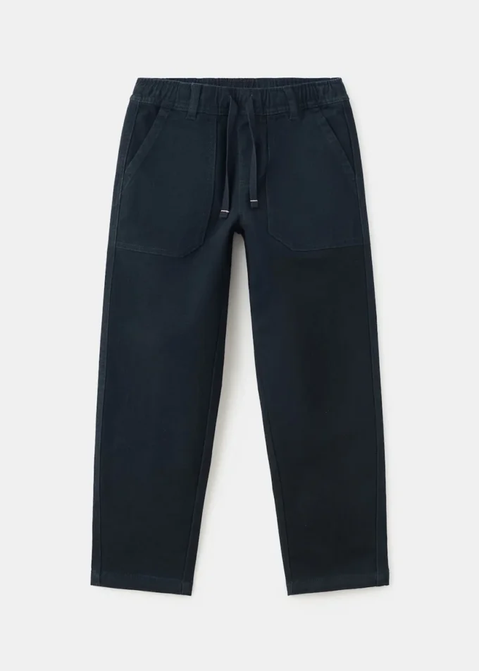 Pantalon droit en coton