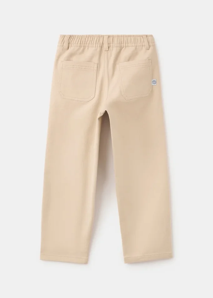 Pantalon droit en coton