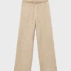 Pantalon droit en maille