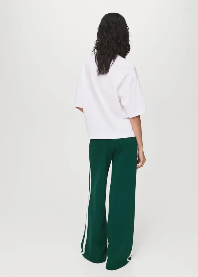 Pantalon droit en maille fine Pantalon droit en maille fine